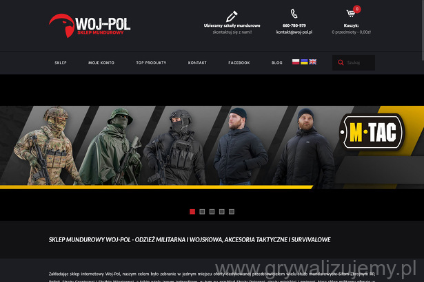 Sklep militarny Woj-Pol